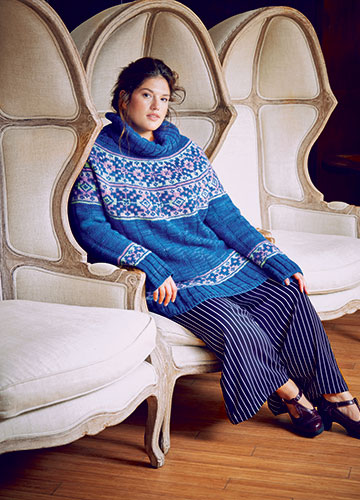 Vogue Knitting Pattern International Magazine Winter 91-92 Women's Wrap  Dress Girls Leggings 25 Designs 