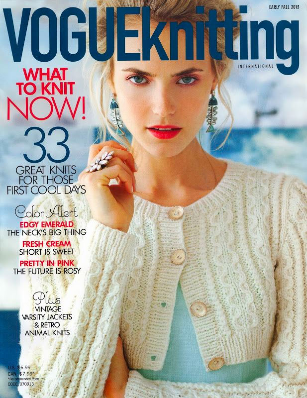 Early Fall 2013 Vogue Knitting Magazine